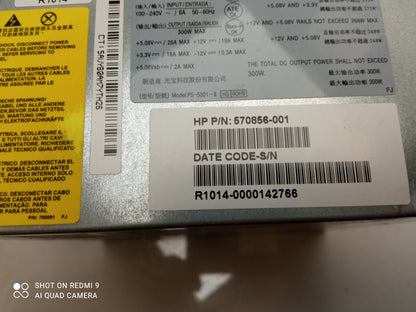 HP Pavilion HPE H8-1070T 300W Power Supply Unit 570856-001