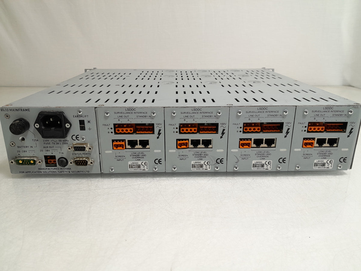 ASL V400 Modular Power Amplifier - With 4x lSDDC Interface Cards For Spares & Repairs