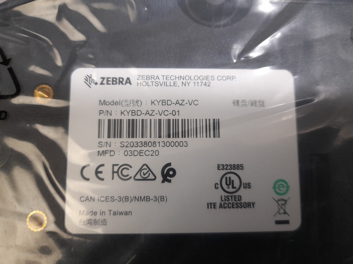 Zebra KYBD-AZ-VC Vehicle Mounted Data Terminal Keyboard - AZERTY
