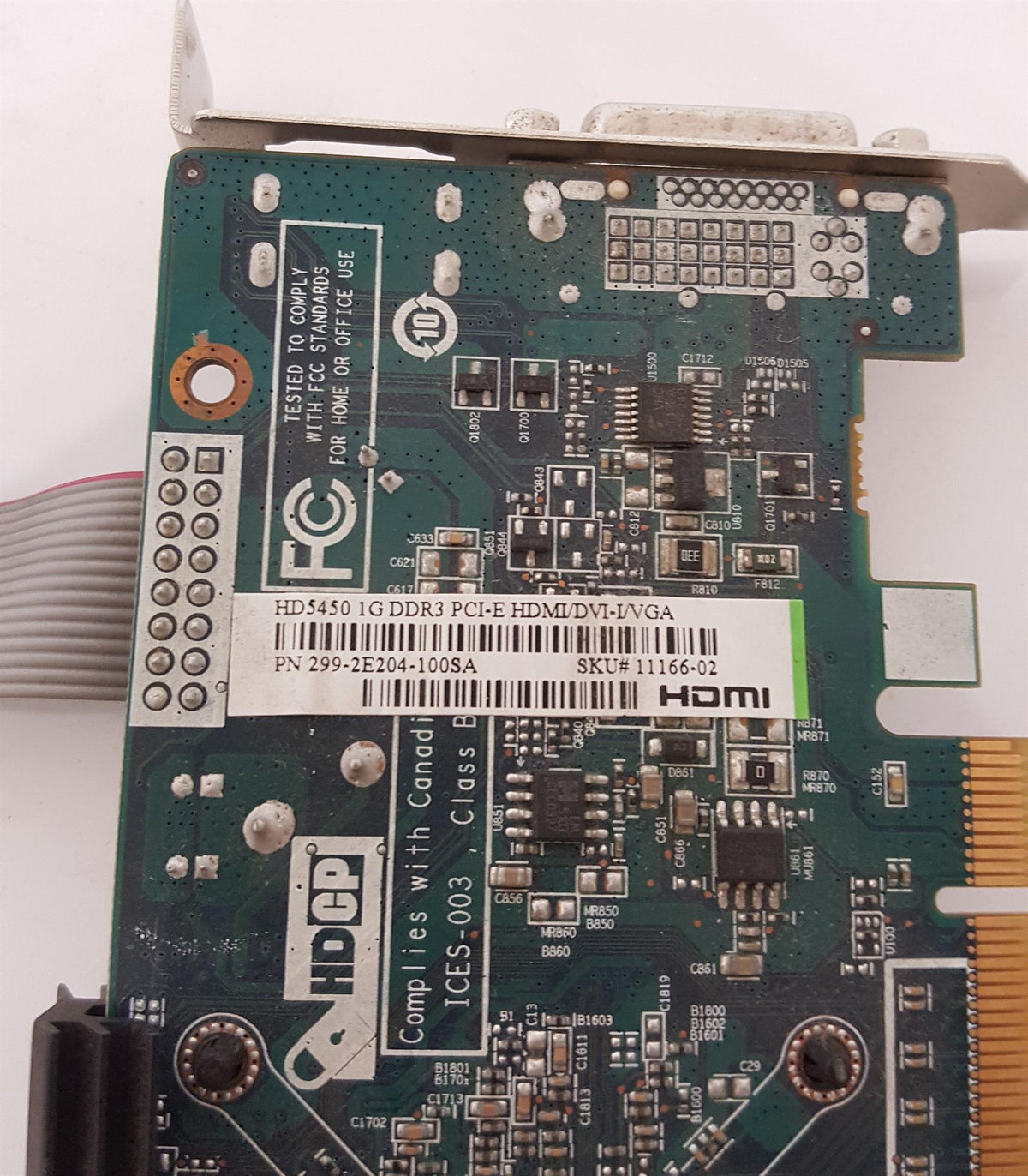 Sapphire ATI Radeon HD 5450 1GB DDR3 PCIe Video Graphics Card 299-2E204-100SA