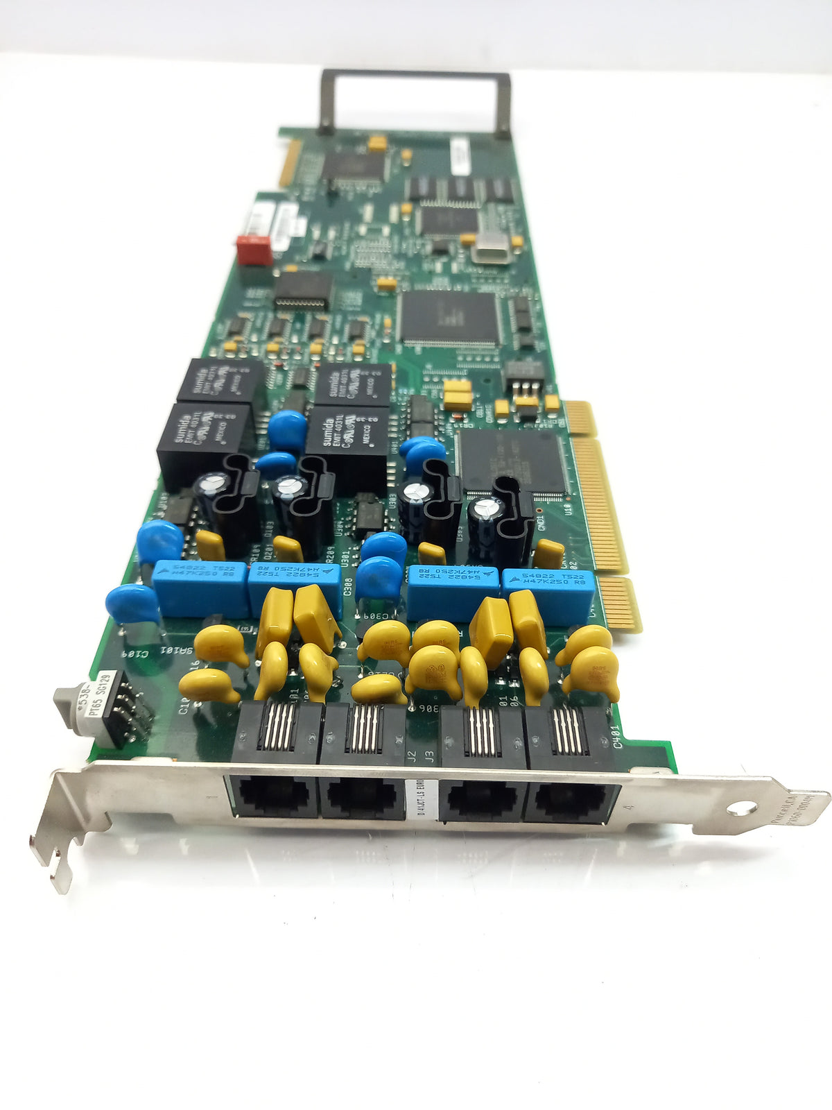 Dialogic Analog PCI 4-Port 83-0676-006 REV A Fax/Voice Card