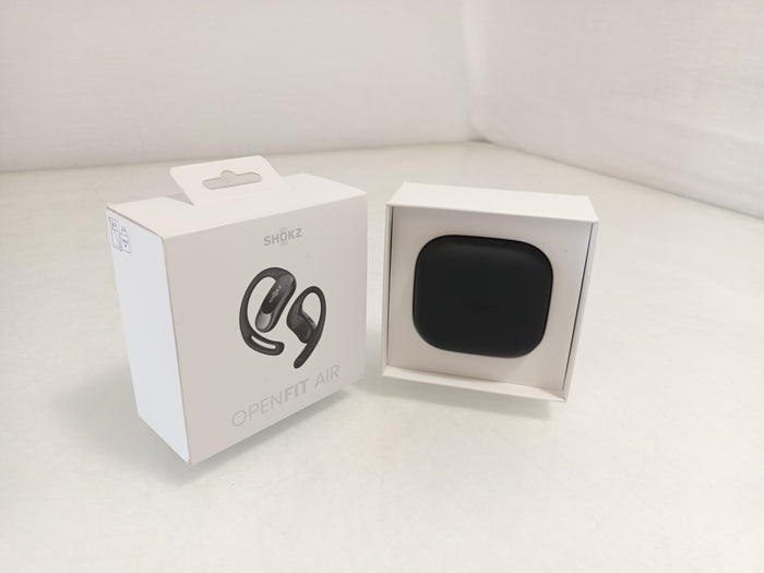 Shokz OpenFit Air Black Wireless Shokz OpenFit Air Black Open-Ear Wireless Bluetooth Earphones with Charging CaseEarphones - With Case