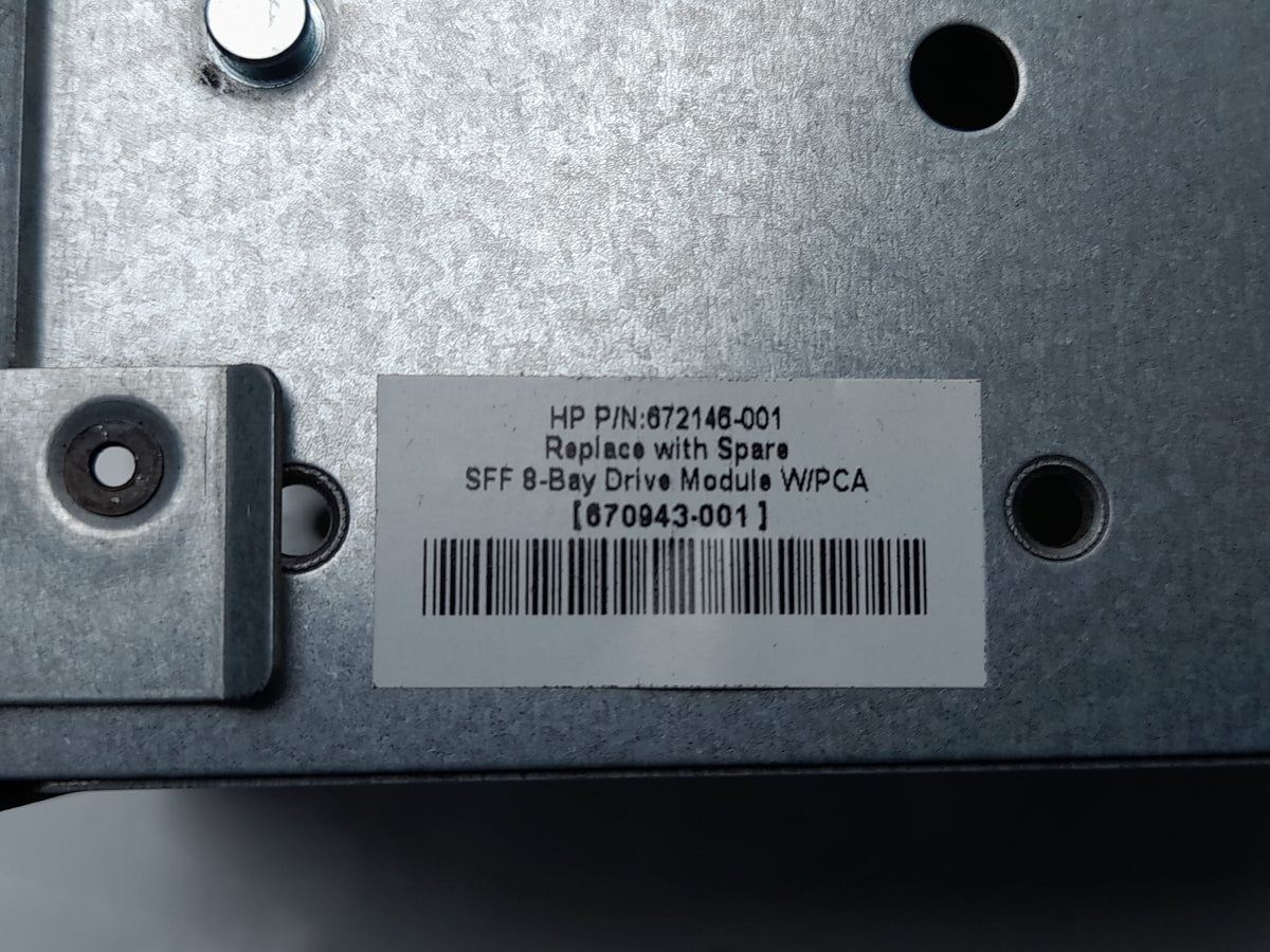 HP DL380P Gen8 2.5 inch SFF SAS HDD Drive Cage 672146-001 670943-001