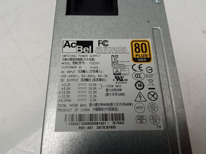 AcBel FSE001 400W Gold Switching Power Supply Unit 