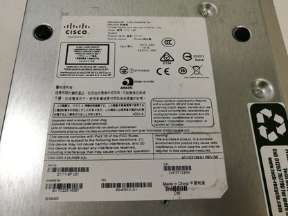 Cisco C1111-8P V01 ISR 1100 Series Cisco Systems Integrated Services Router No Power Supply