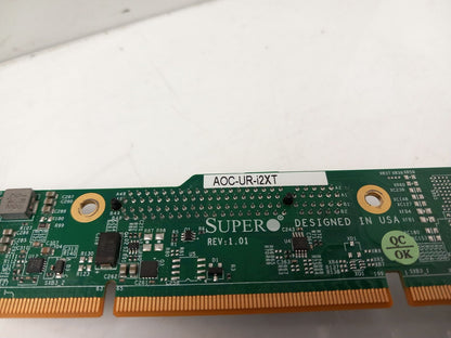 SuperMicro AOC-UR-I2XT 1U Ultra Riser PCIe x8 Riser Card 
