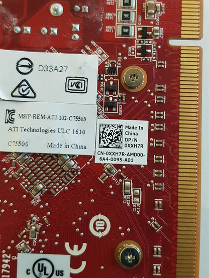 AMD FirePro W4100 2GB DDR5 PCIe Video Graphics Card 0XXH7R XXH7R