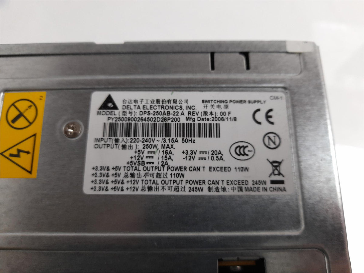 Delta Electronics DPS-250AB-22 D 250W Power Supply Unit