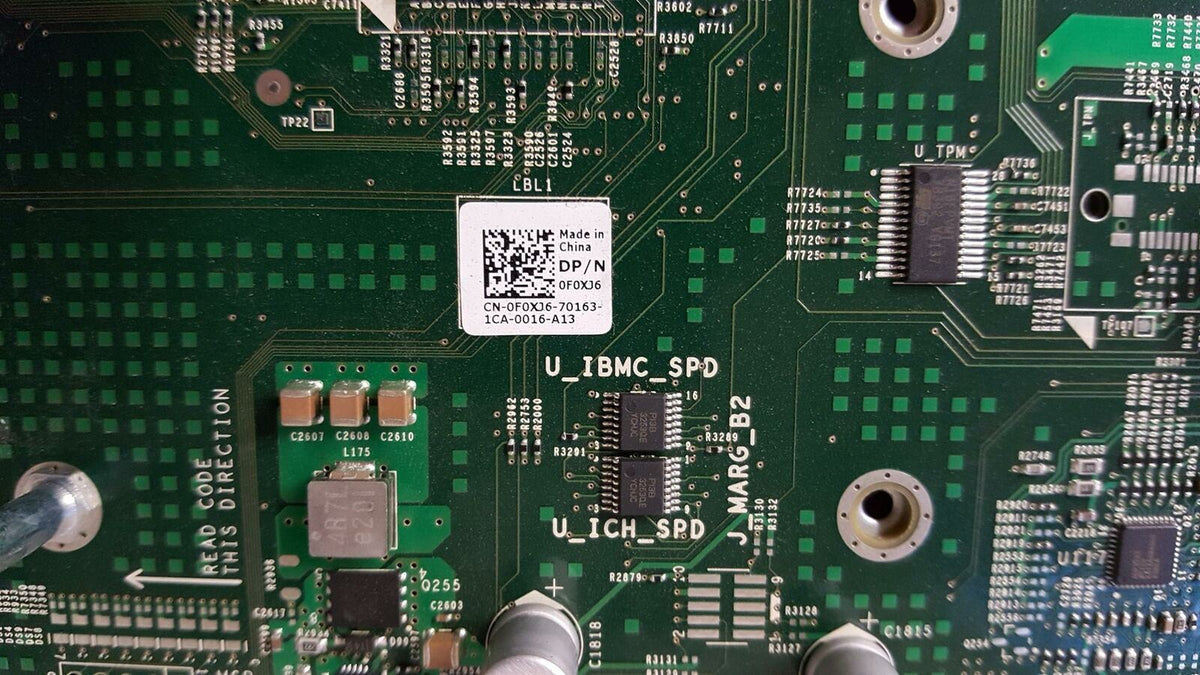 Dell PowerEdge R610 Socket LGA1366 DDR3 PCI-E Server Motherboard 0F0XJ6 F0XJ6