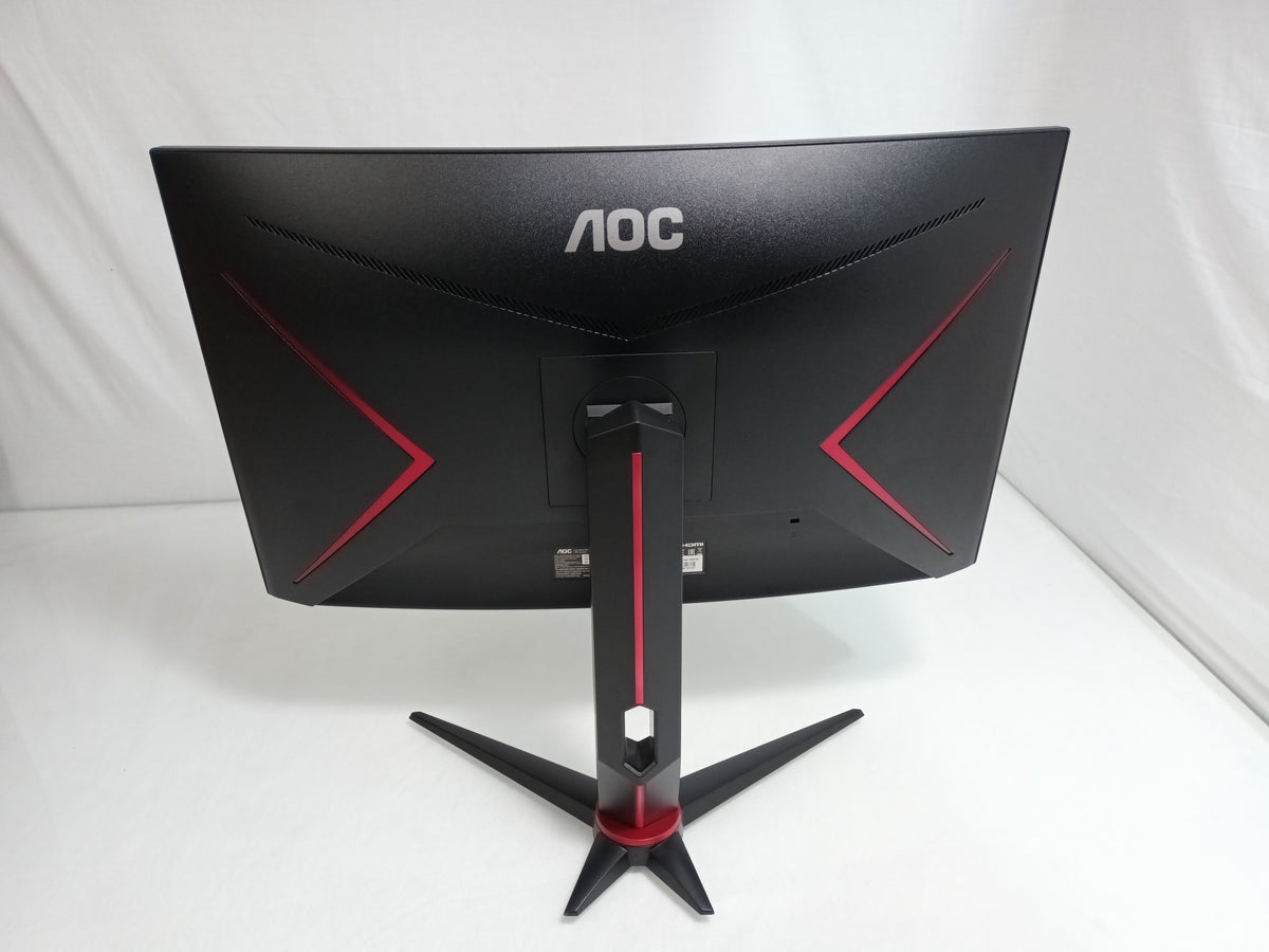 AOC C27G2ZU/BK 27" HDMI DP 1920x1080 Curved Gaming Monitor With Stand, PSU & HDMI Cable