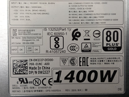 Dell Precision T7920 1400W Workstation Power Supply Unit 0W2J27