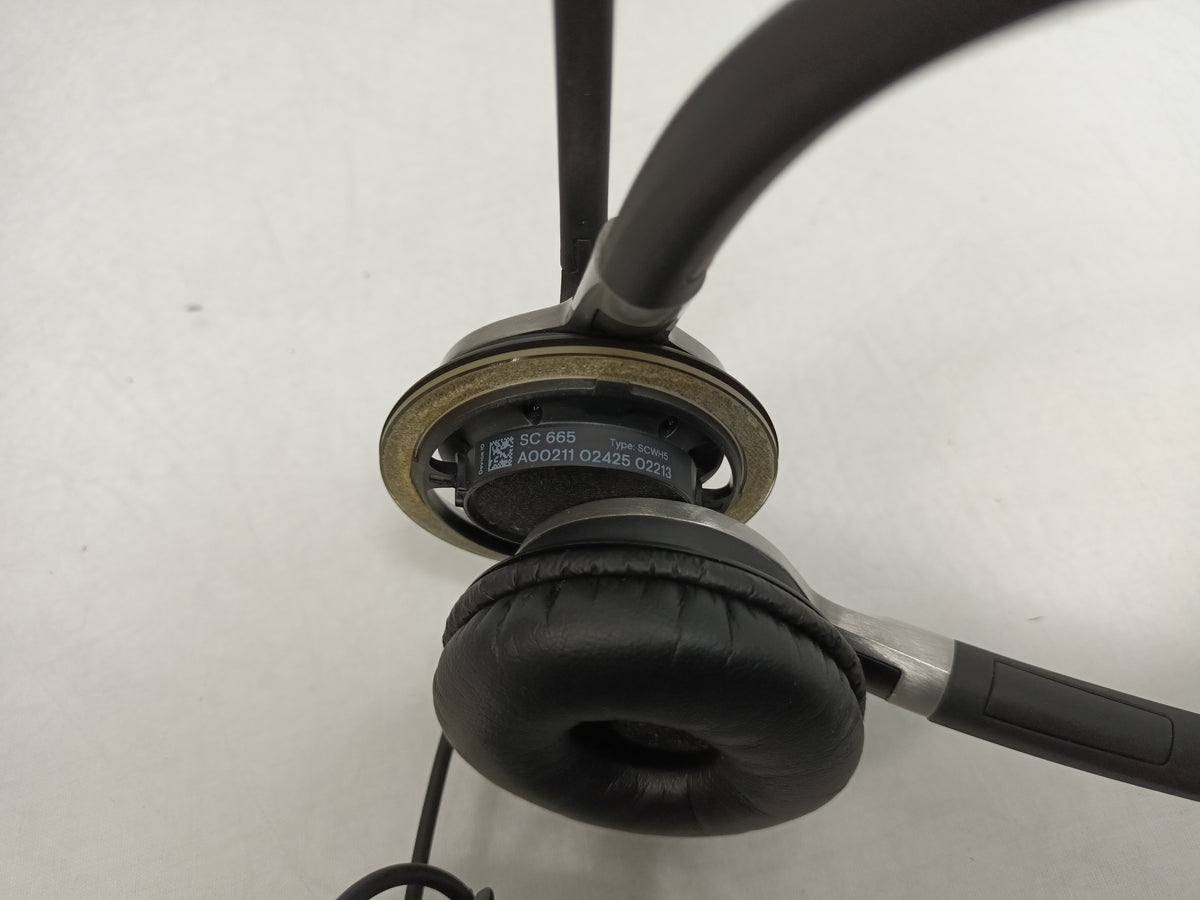 Job Lot x11 Sennheiser SC 665 Black USB Headset
