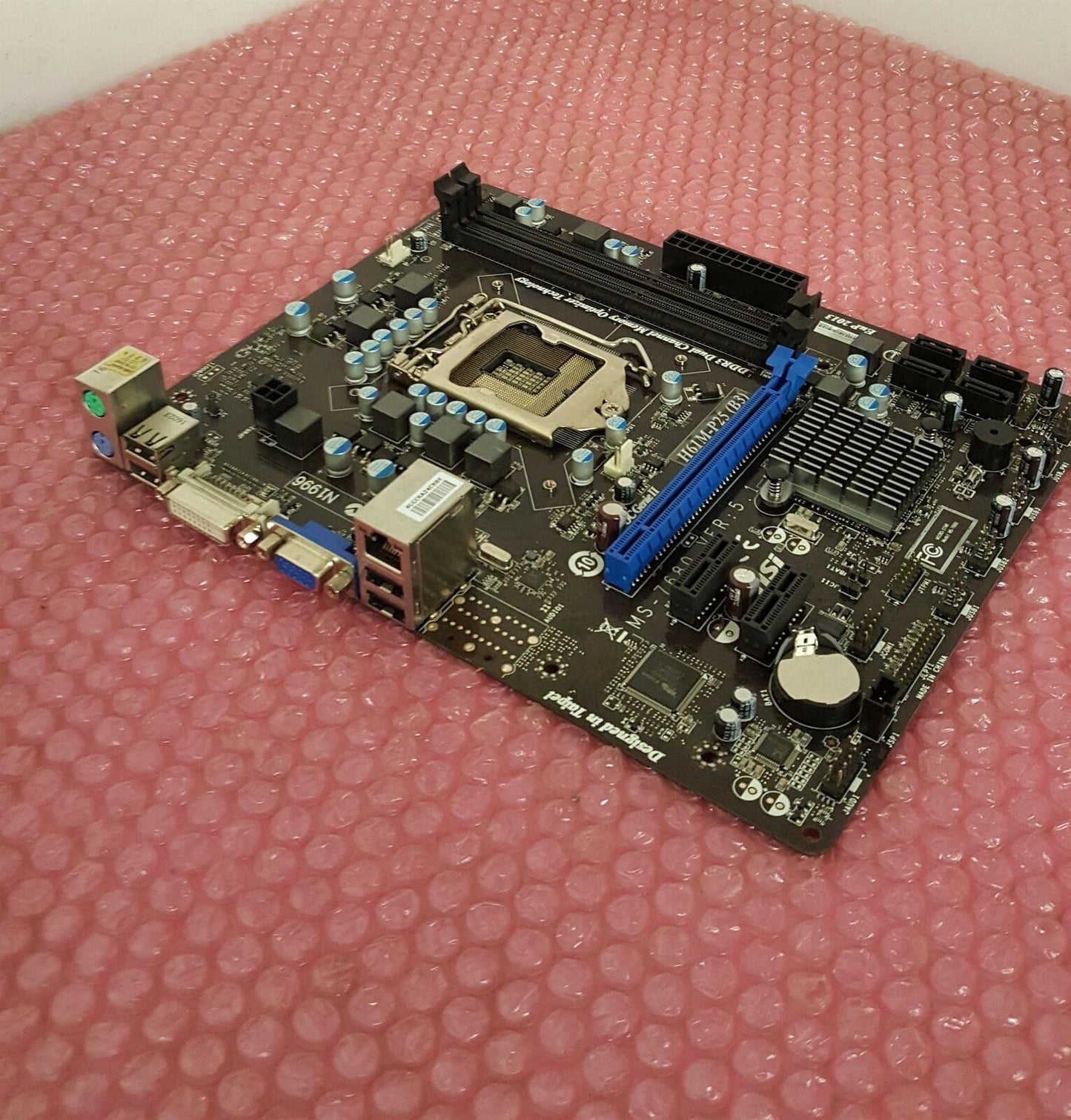 MSI H61M-P25 (B3) Socket LGA1155 DDR3 Micro ATX PCIe Motherboard