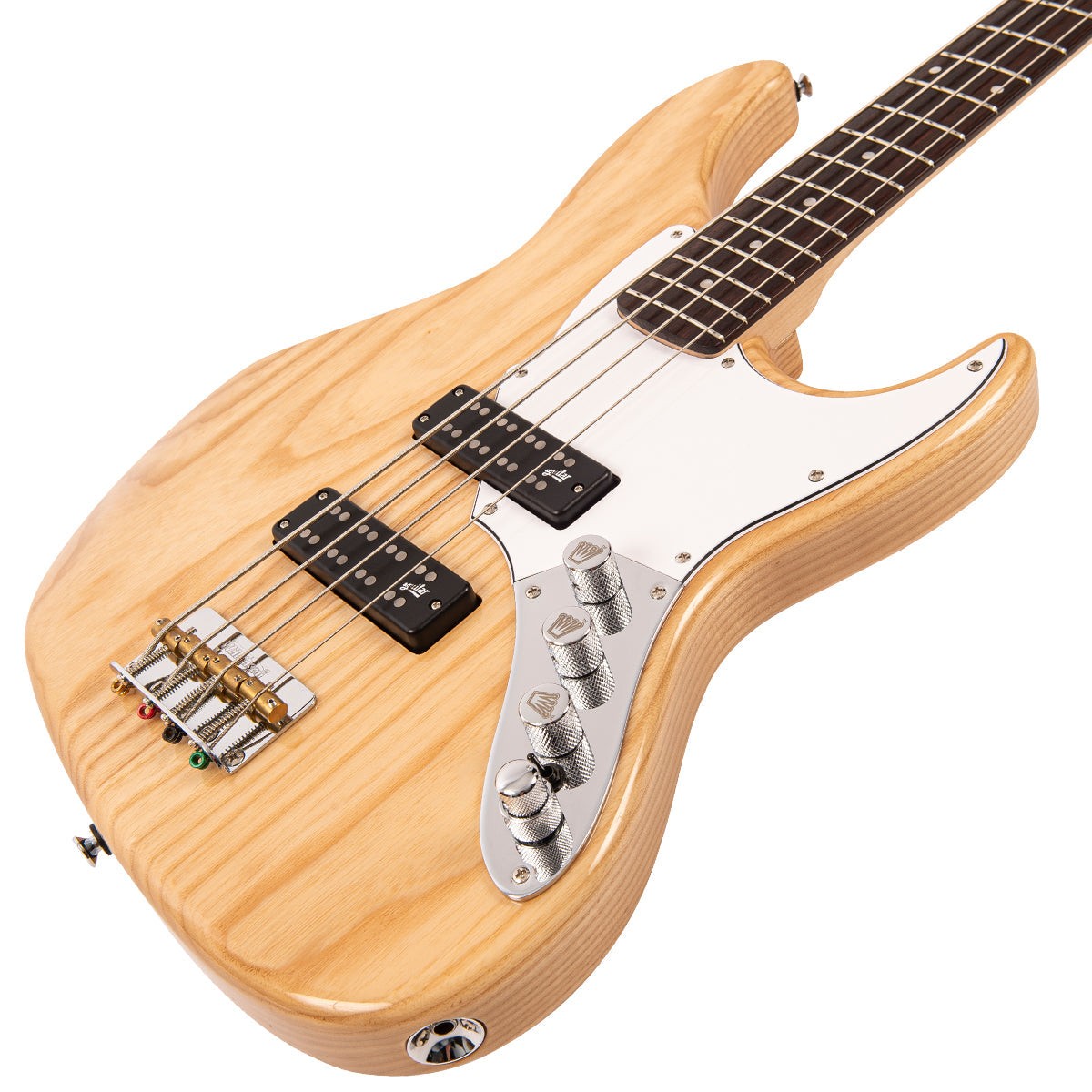 Fret-King Perception Custom Bass Guitar ~ Natural Ash