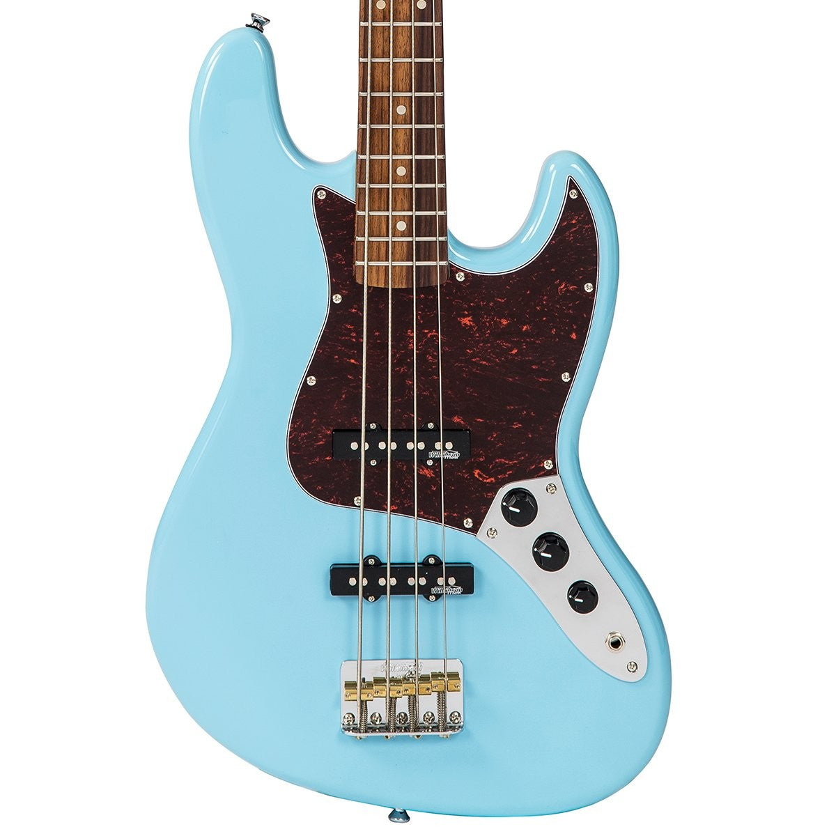 Vintage VJ74 ReIssued Bass Guitar ~ Laguna Blue