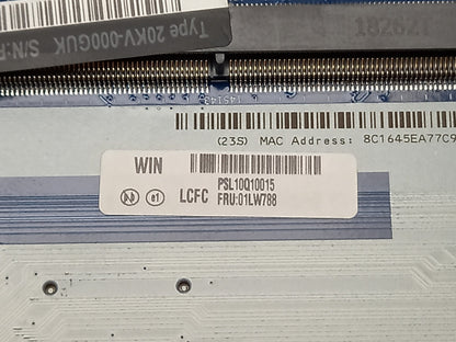 Lenovo E585 Laptop Motherboard With AMD Ryzen 7 2700U 2.20 GHz DDR4 01LW788