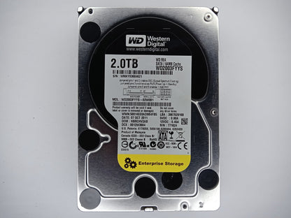 Western Digital WD RE4 WD2003FYYS-02W0B1 2TB 3.5" Desktop Hard Drive SATA