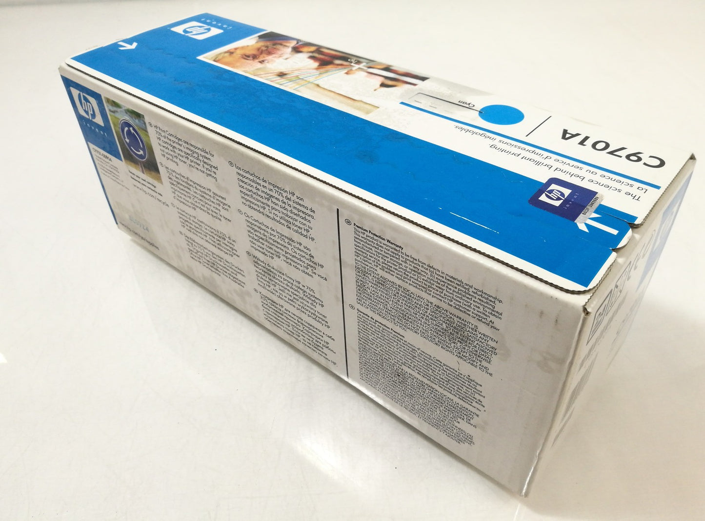 Genuine HP C9701A Cyan Toner Print Cartridge for LaserJet 1500 2500
