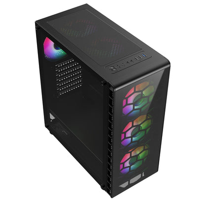 CiT Raider Mid-Tower Black ATX PC Gaming Case ‎CIT-RAIDER RGB