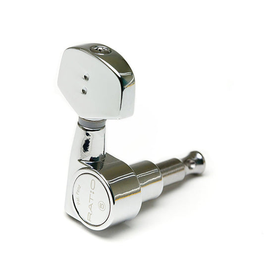 GraphTech RATIO Acoustic Guitar Machine Heads Chrome