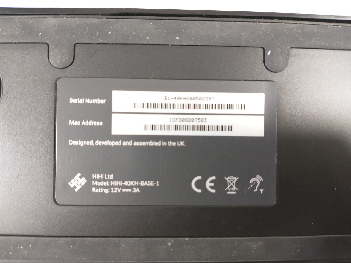 Joblot 4X HiHi 2 HIHI-40KH-TAB-0.1 32GB VOIP Desk Phones With Base 1 Phone Bases