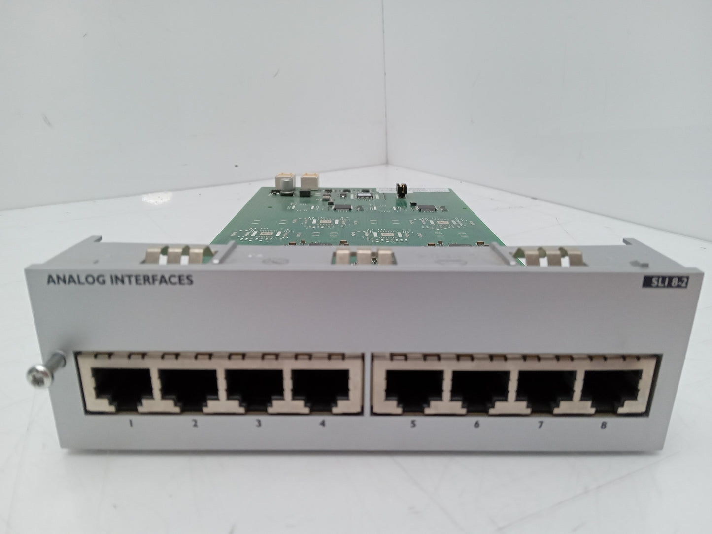 Alcatel SLI 8-2 Analog Interfaces 8 Port Module Card 3EH73092ACJB