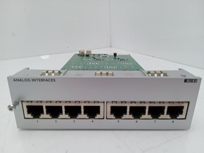 Alcatel SLI 8-2 Analog Interfaces 8 Port Module Card 3EH73092ACJB