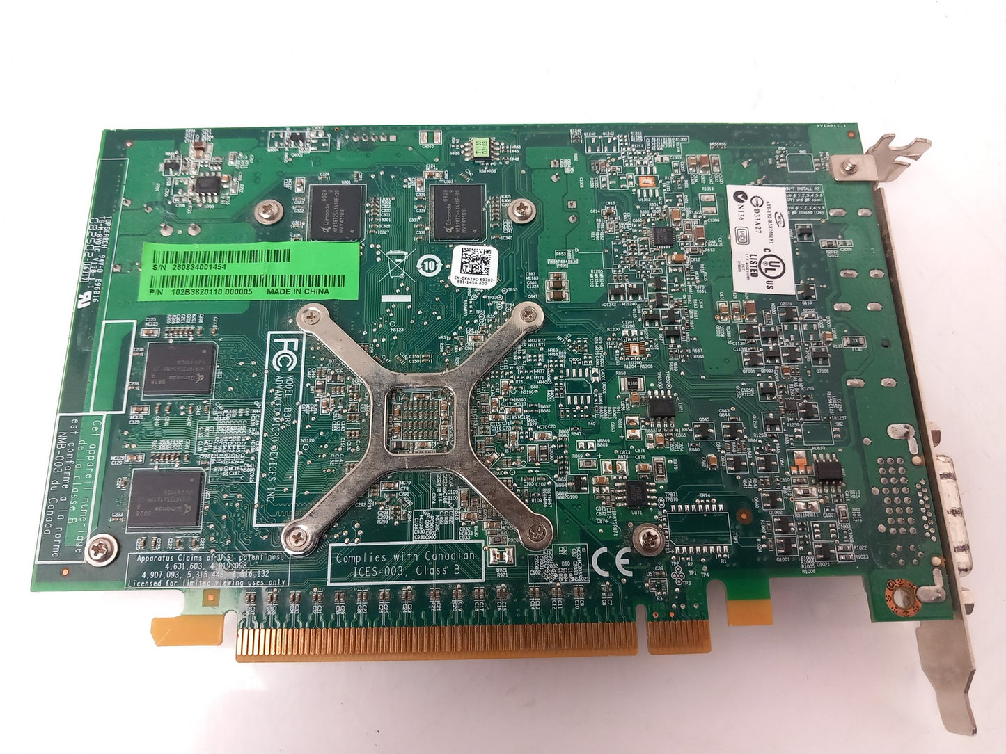 ATI Radeon HD3650 256MB Video Graphics Card 0K629C K629C