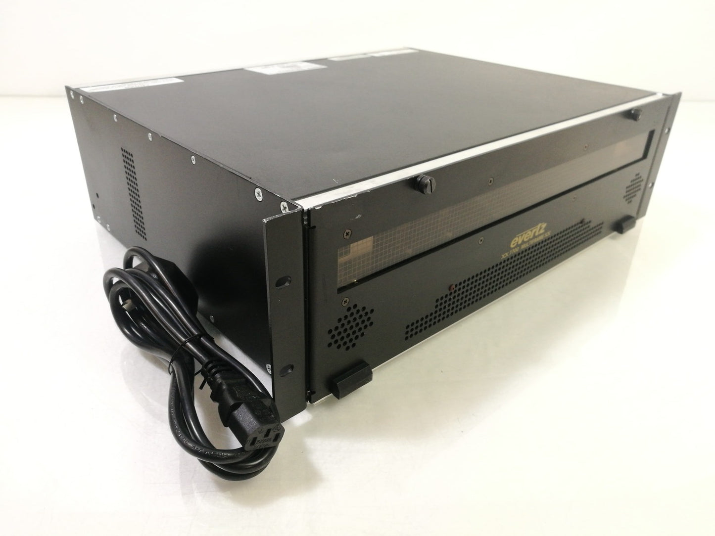 Evertz 7700FR-C Chassis W/ 2x Evertz 7700/7800 VistaLINK 7707MT-HD2 Fiber