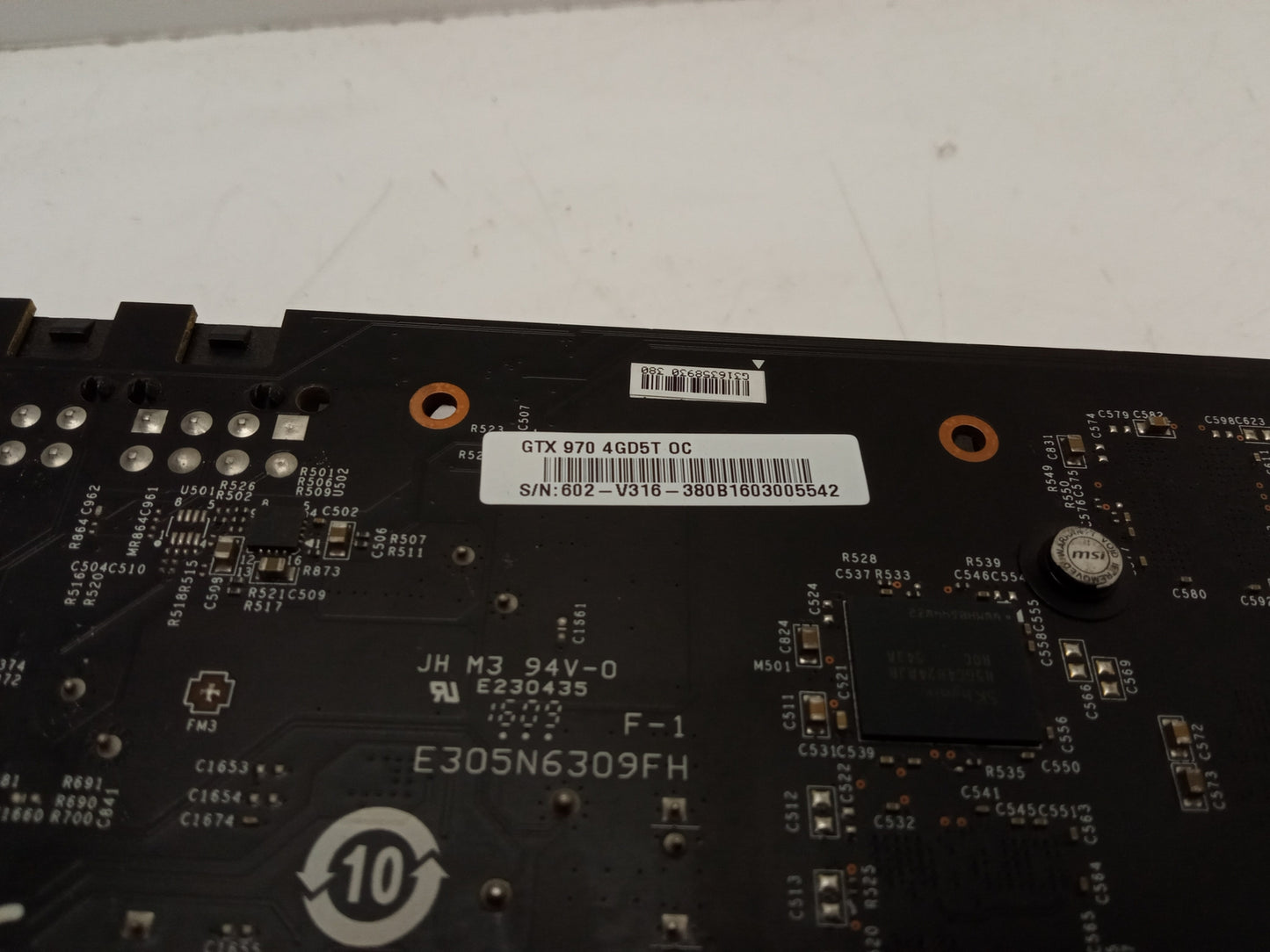 MSI GeForce GTX970 4GB GDDR5 PCIe x16 Video Graphics Card GTX 970 4GD5T OC