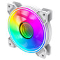 GameMax Infinity 120mm ARGB Dual-Ring White Fan ‎GMX-INFINITY-FNW