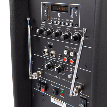 KAM RZ15AP V3 15" Portable 1000W Bluetooth PA Speaker - With Microphone