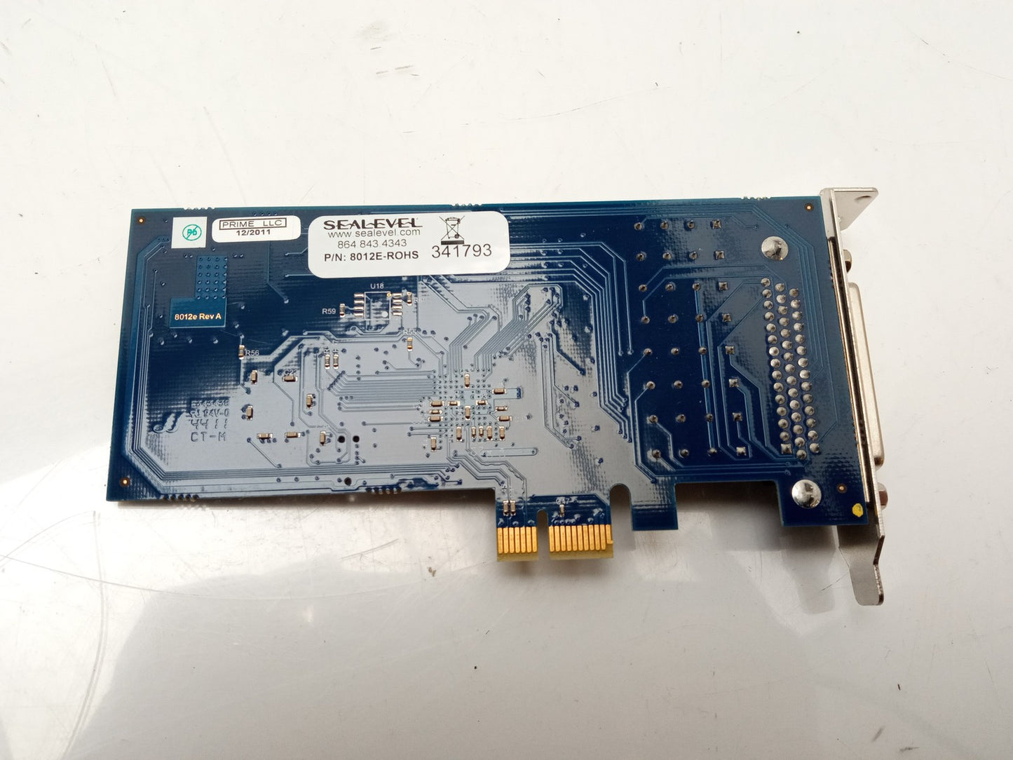 SEALEVEL 8012E Low Profile Reed Relay Output PCIe Card