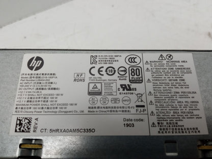 HP ProDesk 600 G4 SFF 180W Power Supply Unit L08404-002