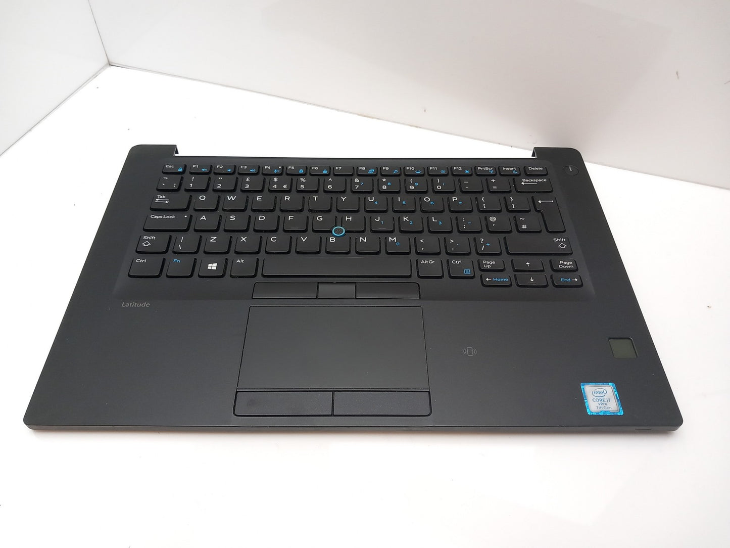 Dell Latitude 7480 UK Laptop Palmrest Touchpad Scanner Assembly 0TG77K 0KYW46