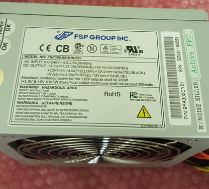 FSP Group FSP300-60GHN(85) 300W Desktop PC Power Supply Unit 9PA300CY01