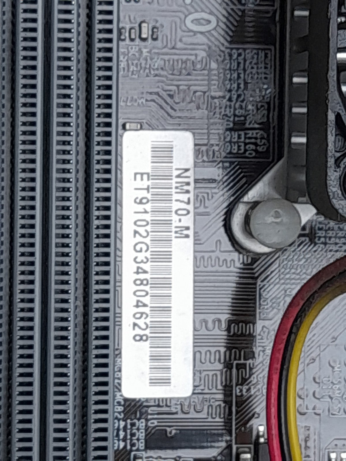 ECS NM70-M Socket DDR3 Micro ATX Motherboard With I/O Shield NM70-M