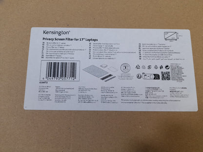 Kensington 626472 2 Way Removable Privacy Screen Filter - For 17" 5:4 Laptops