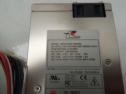 Zippy Emacs MPW-6230F 230W 1U Power Supply Unit