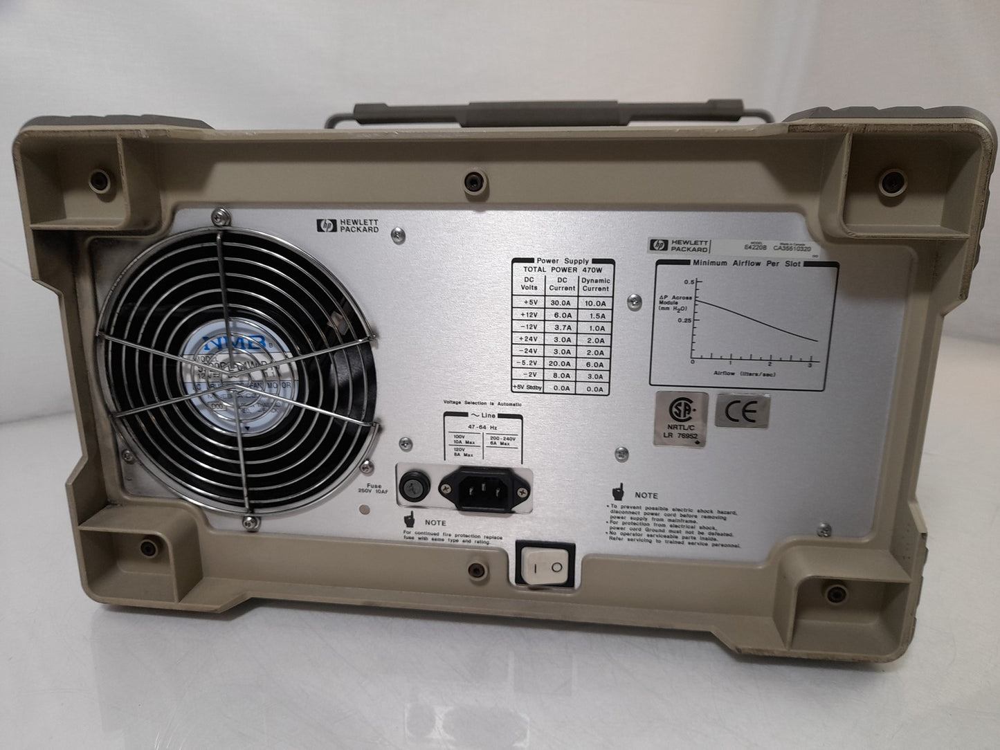 HP E4220B Portable 7-Slot VXI Mainframe - Spares Or Repair