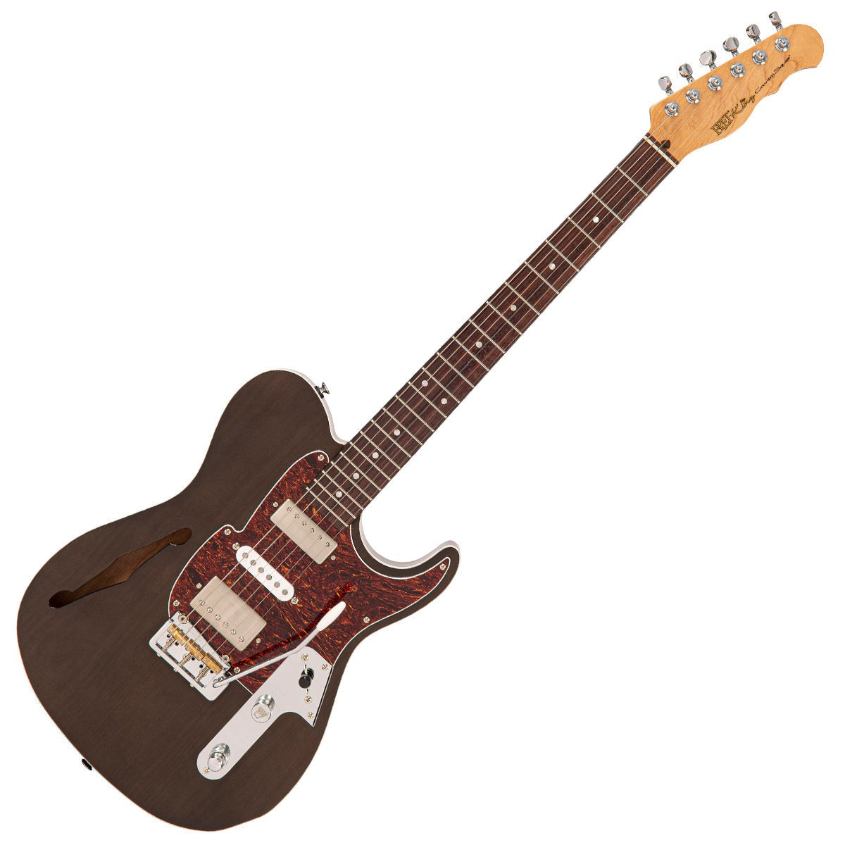 Fret-King Country Squire Semitone De Luxe Electric Guitar ~ Thru Black