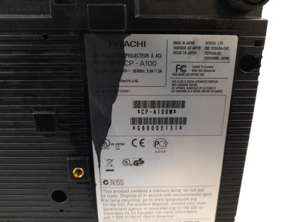 Hitachi CP-A100 Ultra Short Throw 3LCD Projector - 230 Lamp Hours