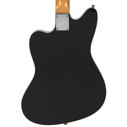 Vintage REVO Series 'Surfmaster Thinline 12' Electric Guitar ~ Boulevard Black