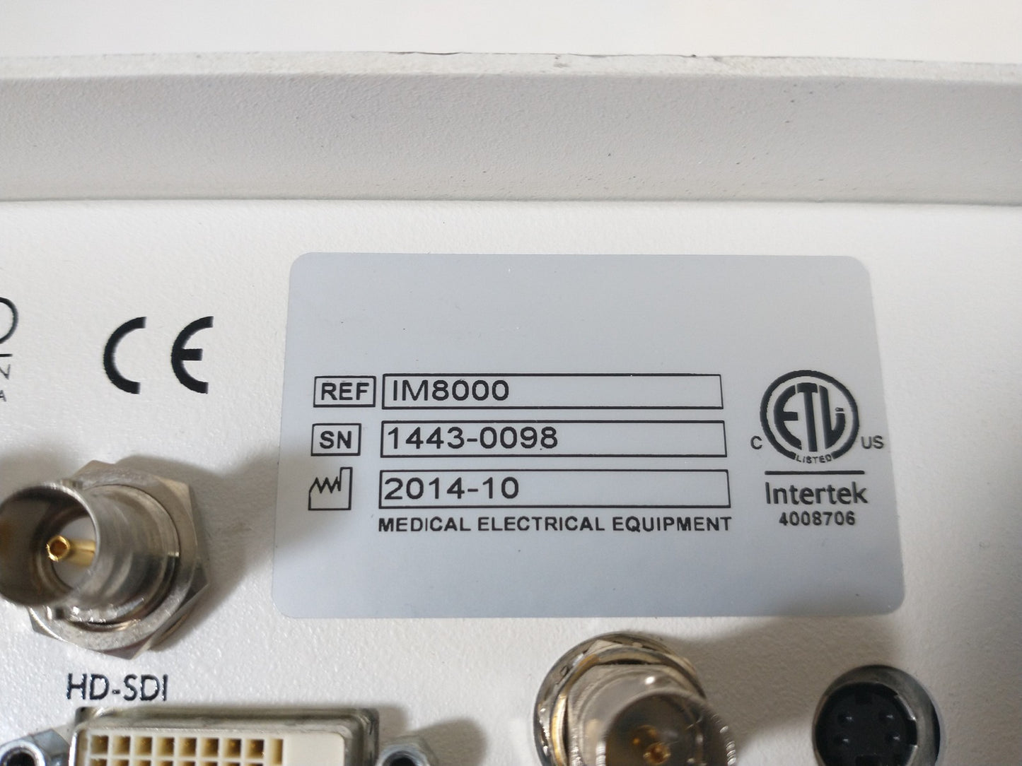 ConMed Smart OR IM8000 True HD 3MOS Camera Console - No Camera Head