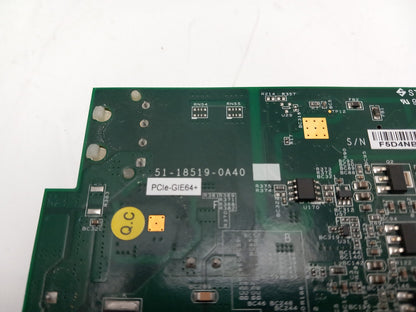 ADLink PCIe-GIE64+ 4 Port Gigabit Ethernet Image Capture Card 51-18519-0A40