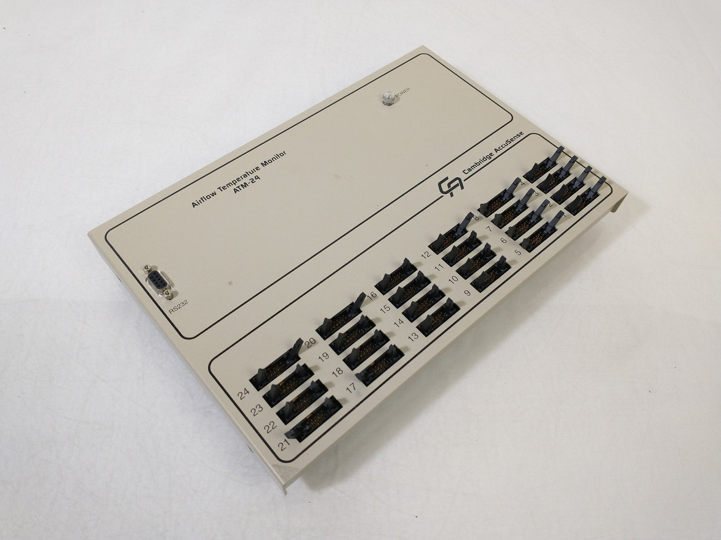 Cambridge AccuSense ATM-24 Airflow Temperature Monitor W/ 23x CAFS-220-5M Probes