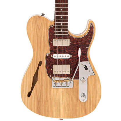 Fret-King Country Squire Semitone De Luxe Electric Guitar ~ Natural Ash