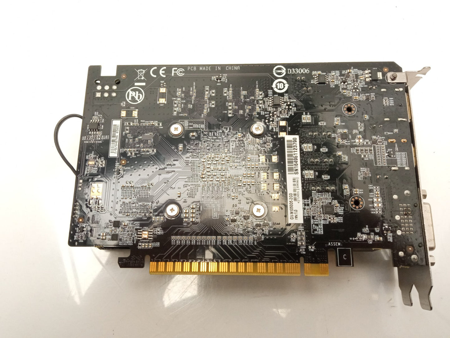 Gigabyte GeForce GTX 1050 2GB DDR5 PCIe Video Graphics Card GV-N1050D5-2GD