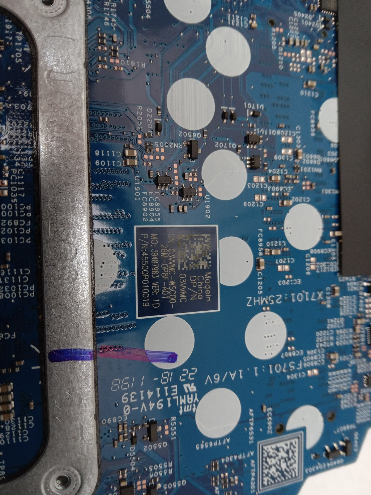 Dell Latitude 3520 Laptop Motherboard i5-1135G7 2.40 GHz CPU DDR4 03VVMC 3VVMC