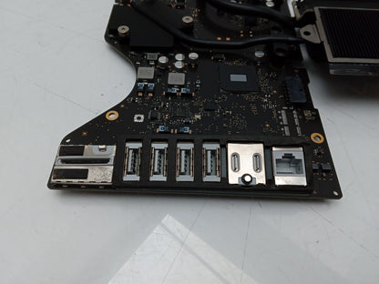 Apple iMac 21.5 in A1418 Socket LGA1151 DDR4 Logic Board w/ Heatsink 820-00597-A